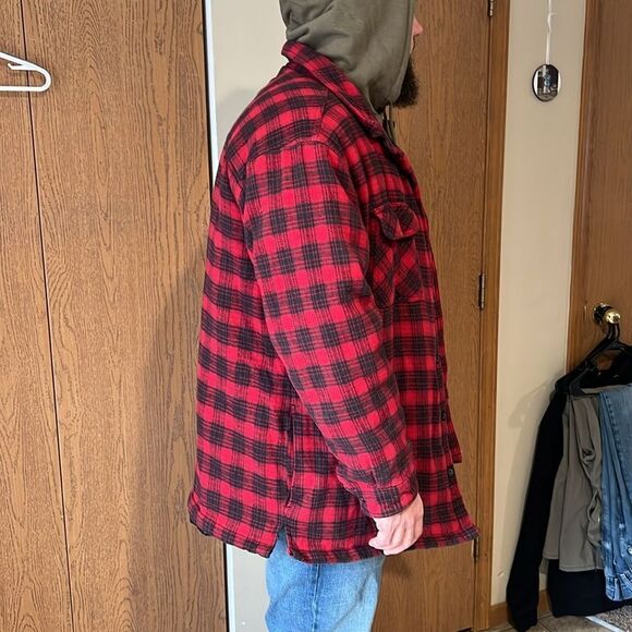 Cherokee Red and Black Heavy Shacket Size XL - Picture 14 of 15